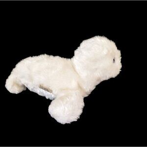 Safari Made in Italy white seal plush stuffed animal toy 14" ocean beach zoo
